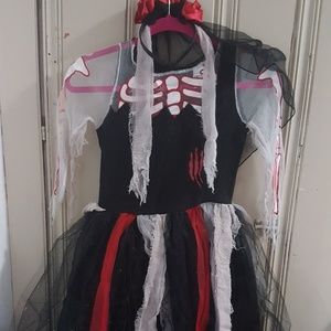 HALLOWEEN COSTUME DAY OF THE DEAD GIRL